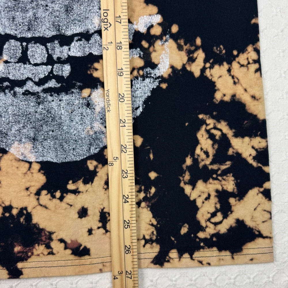 Misfits Bleach Tie Dye T-Shirt Graphic Tee‎ Band Merch Skull Goth Grunge Small - Picture 4 of 5